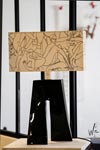 Lampe Ballade Le couple de Pierre Frey noire. Les artisans d'art. Lampe Ballade Le couple de Pierre Frey noire. Les artisans d'art.