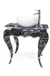 Console Opéra écriture pour salle de bains style baroque. Acrila. Console Opéra écriture pour salle de bains style baroque. Acrila.