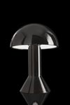 Lampe de table en céramique noir brillant. Aldo Bernardi. Lampe de table en céramique noir brillant. Aldo Bernardi.
