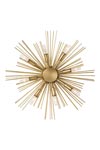 Grande applique soleil ou plafonnier en laiton antique Jiten,. Arteriors. Grande applique soleil ou plafonnier en laiton antique Jiten,. Arteriors.