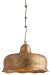 Suspension en métal et feuille d'or Somali. Arteriors. Suspension en métal et feuille d'or Somali. Arteriors.