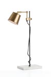 Watson lampe de bureau en laiton vieilli et métal noir. Arteriors. Watson lampe de bureau en laiton vieilli et métal noir. Arteriors.