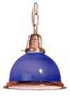 Bateau suspension bleue en verre . Artistar. Bateau suspension bleue en verre . Artistar.