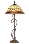 Belle époque lampe style Tiffany avec cabochons grand modèle. Artistar. Belle époque lampe style Tiffany avec cabochons grand modèle. Artistar.