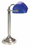 Biblio nickel bleu lampe de bureau. Artistar. Biblio nickel bleu lampe de bureau. Artistar.