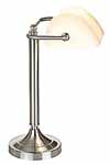 Biblio nickel mat blanc 1 lampe de bureau. Artistar. Biblio nickel mat blanc 1 lampe de bureau. Artistar.