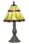 Facette petite lampe verte en verre style Tiffany . Artistar. Facette petite lampe verte en verre style Tiffany . Artistar.