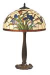 Iris bleu lampe style Tiffany à fleurs bleues tout petit modèle. Artistar. Iris bleu lampe style Tiffany à fleurs bleues tout petit modèle. Artistar.
