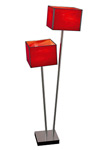 Lampe cubes de verre rouge Doscubos. Arturo Alvarez. Lampe cubes de verre rouge Doscubos. Arturo Alvarez.
