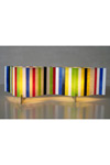 Lampe plaques de verre multicolores Ventopop. Arturo Alvarez. Lampe plaques de verre multicolores Ventopop. Arturo Alvarez.