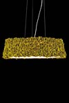Suspension verte tissu en chiffonnade de pétales Miuu grand modèle. Arturo Alvarez. Suspension verte tissu en chiffonnade de pétales Miuu grand modèle. Arturo Alvarez.