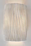 Pleated white fabric wall lamp Gea. Arturo Alvarez. Pleated white fabric wall lamp Gea. Arturo Alvarez.