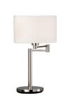Table or bedside lamp with articulated arm. Baulmann Leuchten. 