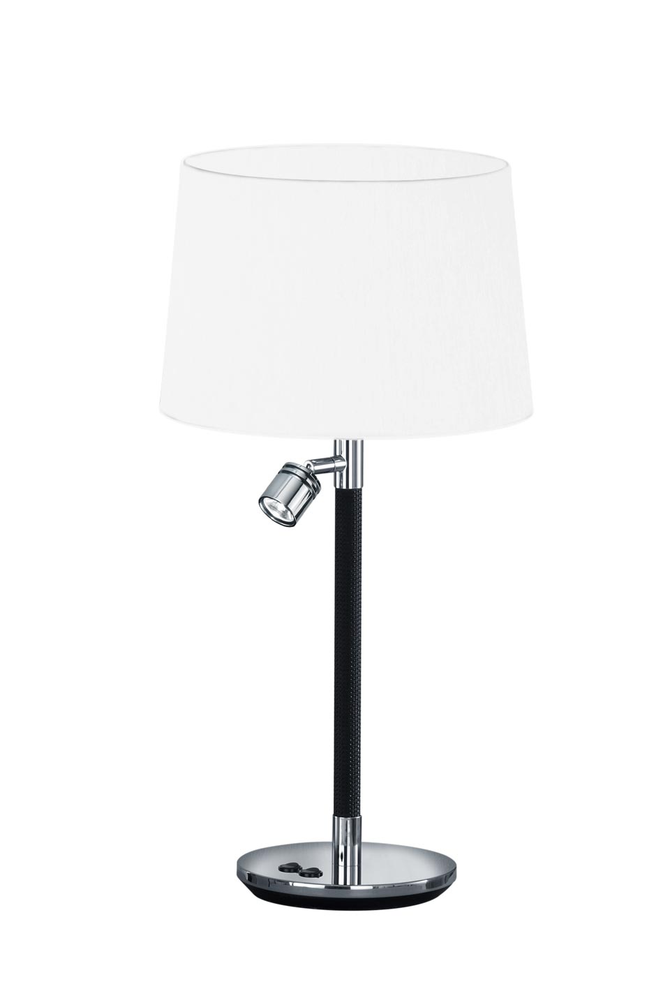 Black and white bedside lamp + reading lamp Baulmann Leuchten luxury