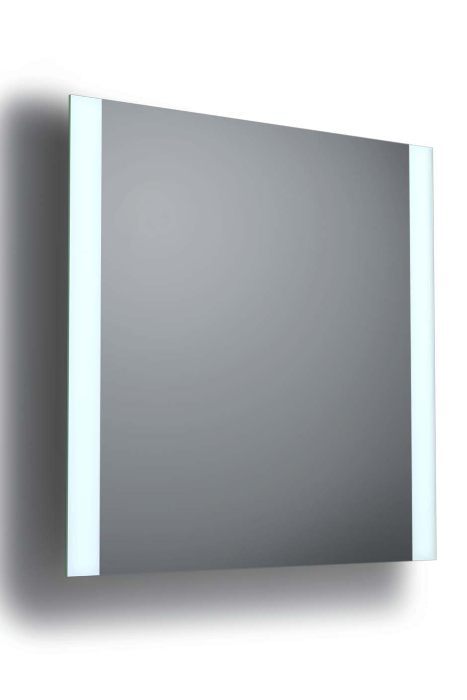 Side 2 miroir éclairé de 2 côtés 60x60cm par bpe licht réf. 11090036