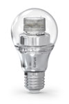 Ampoule LED connectée par bluetooth, Smart Look version chromée. Carus. Ampoule LED connectée par bluetooth, Smart Look version chromée. Carus.