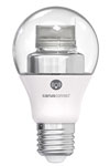 Ampoule LED Smart White connectée par bluetooth, culot E27, verre clair. Carus. Ampoule LED Smart White connectée par bluetooth, culot E27, verre clair. Carus.