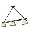 Black patinated triple metal suspension horizontal bar. Casadisagne. Black patinated triple metal suspension horizontal bar. Casadisagne.