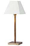 Petite lampe droite en métal doré L122PM. Casadisagne. Petite lampe droite en métal doré L122PM. Casadisagne.