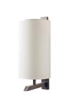 Patinated bronze wall lamp AL004, cylindrical lampshade. Casadisagne. Patinated bronze wall lamp AL004, cylindrical lampshade. Casadisagne.