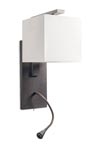 Patinated bronze wall and reading lamp AL107. Casadisagne. Patinated bronze wall and reading lamp AL107. Casadisagne.