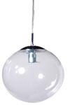 Lux Women suspension simple en verre transparent. Concept Verre. Lux Women suspension simple en verre transparent. Concept Verre.