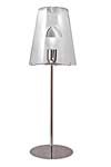 Single lampe en verre transparent. Concept Verre. Single lampe en verre transparent. Concept Verre.