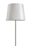 Single White lampadaire blanc avec verrerie blanche. Concept Verre. Single White lampadaire blanc avec verrerie blanche. Concept Verre.