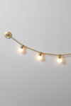 Garland of July 14th XS, 5 lights golden matte wall lamp. CVL Luminaires. Garland of July 14th XS, 5 lights golden matte wall lamp. CVL Luminaires.
