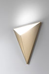 Tetra wall lamp in satined brass and LED lighting. CVL Luminaires. Tetra wall lamp in satined brass and LED lighting. CVL Luminaires.