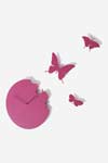 Butterfly pendule papillon ronde rose fuchsia. Diamantini & Domeniconi. Butterfly pendule papillon ronde rose fuchsia. Diamantini & Domeniconi.