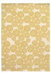 Tapis Blooming Flower jaune 135x190. Edito Paris. Tapis Blooming Flower jaune 135x190. Edito Paris.