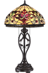 Lampe de table Tiffany en bronze impérial. Elstead Lighting. Lampe de table Tiffany en bronze impérial. Elstead Lighting.