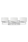 Triple applique de salle de bain Lanza en chrome poli. Elstead Lighting. Triple applique de salle de bain Lanza en chrome poli. Elstead Lighting.