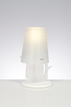 Lampe de table Baleine blanche . Emporium. Lampe de table Baleine blanche . Emporium.