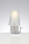 Lampe de table baleine grise. Emporium. Lampe de table baleine grise. Emporium.