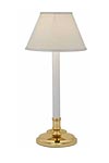 Lampe droite bougeoir abat-jour blanc Ischia. Estro. Lampe droite bougeoir abat-jour blanc Ischia. Estro.