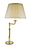 Lampe en bronze poli à bras coudé Nuguria. Estro. Lampe en bronze poli à bras coudé Nuguria. Estro.