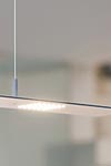Blade suspension rectangulaire ultra-plate 120cm blanc mat. f-sign. Blade suspension rectangulaire ultra-plate 120cm blanc mat. f-sign.