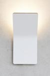 Pulse applique plaque pliée aluminium blanc mat. f-sign. Pulse applique plaque pliée aluminium blanc mat. f-sign.