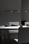 Strip lampe en suspension ultra-fine aluminum naturel 120cm. f-sign. Strip lampe en suspension ultra-fine aluminum naturel 120cm. f-sign.
