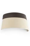 Sac chalet-chic wall light in brown rust-effect and ecru . Faro. Sac chalet-chic wall light in brown rust-effect and ecru . Faro.