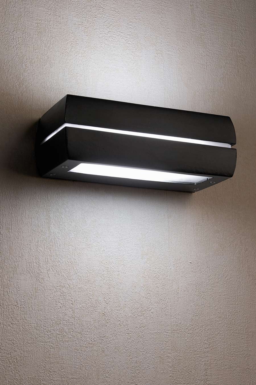 Dragma dark grey aluminium exterior wall light Faro - Ref. 10030165