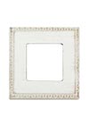 Cadre décoratif motif perles style Provence pour interrupteur ou prise - Modèle simple. Fede. Cadre décoratif motif perles style Provence pour interrupteur ou prise - Modèle simple. Fede.