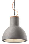 Mateca grande suspension en béton gris. Ferroluce. Mateca grande suspension en béton gris. Ferroluce.