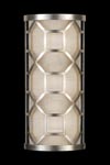 Allegretto applique en lin naturel décorée à la feuille d'argent petit modèle. Fine Art Lamps. Allegretto applique en lin naturel décorée à la feuille d'argent petit modèle. Fine Art Lamps.