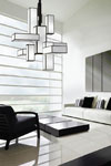Black + White Story très grand lustre métal noir et satin blanc. Fine Art Lamps. Black + White Story très grand lustre métal noir et satin blanc. Fine Art Lamps.