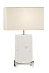 Lampe en marble blanc massif. Fine Art Lamps. Lampe en marble blanc massif. Fine Art Lamps.