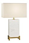 Lampe en marble blanc massif et bronze naturel. Fine Art Lamps. Lampe en marble blanc massif et bronze naturel. Fine Art Lamps.