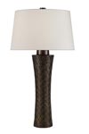 Lampe tressée en porcelaine patinée bronze. Fine Art Lamps. Lampe tressée en porcelaine patinée bronze. Fine Art Lamps.